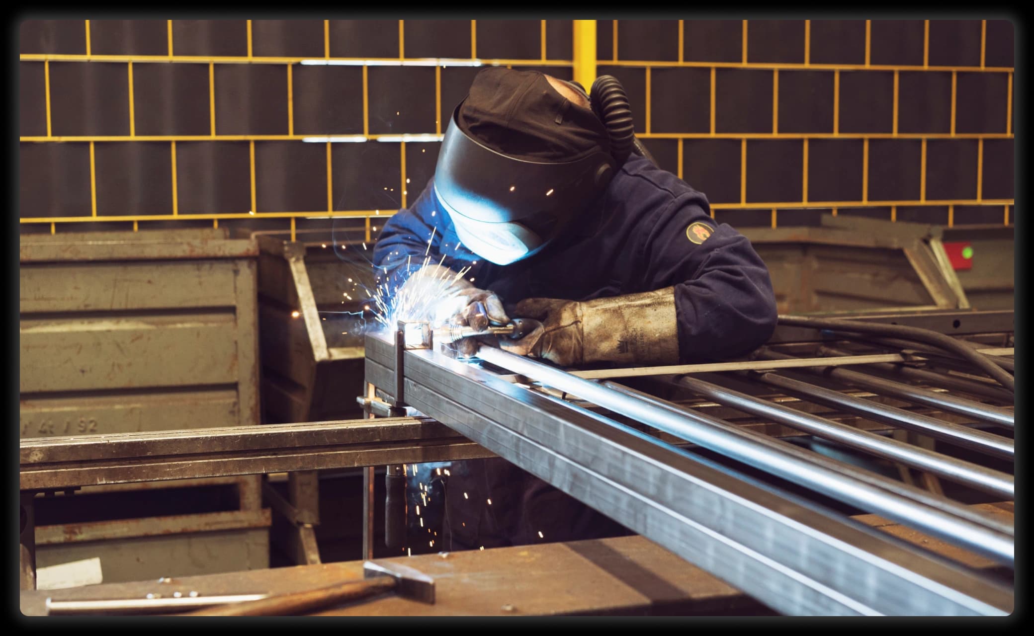 Welding machine operation