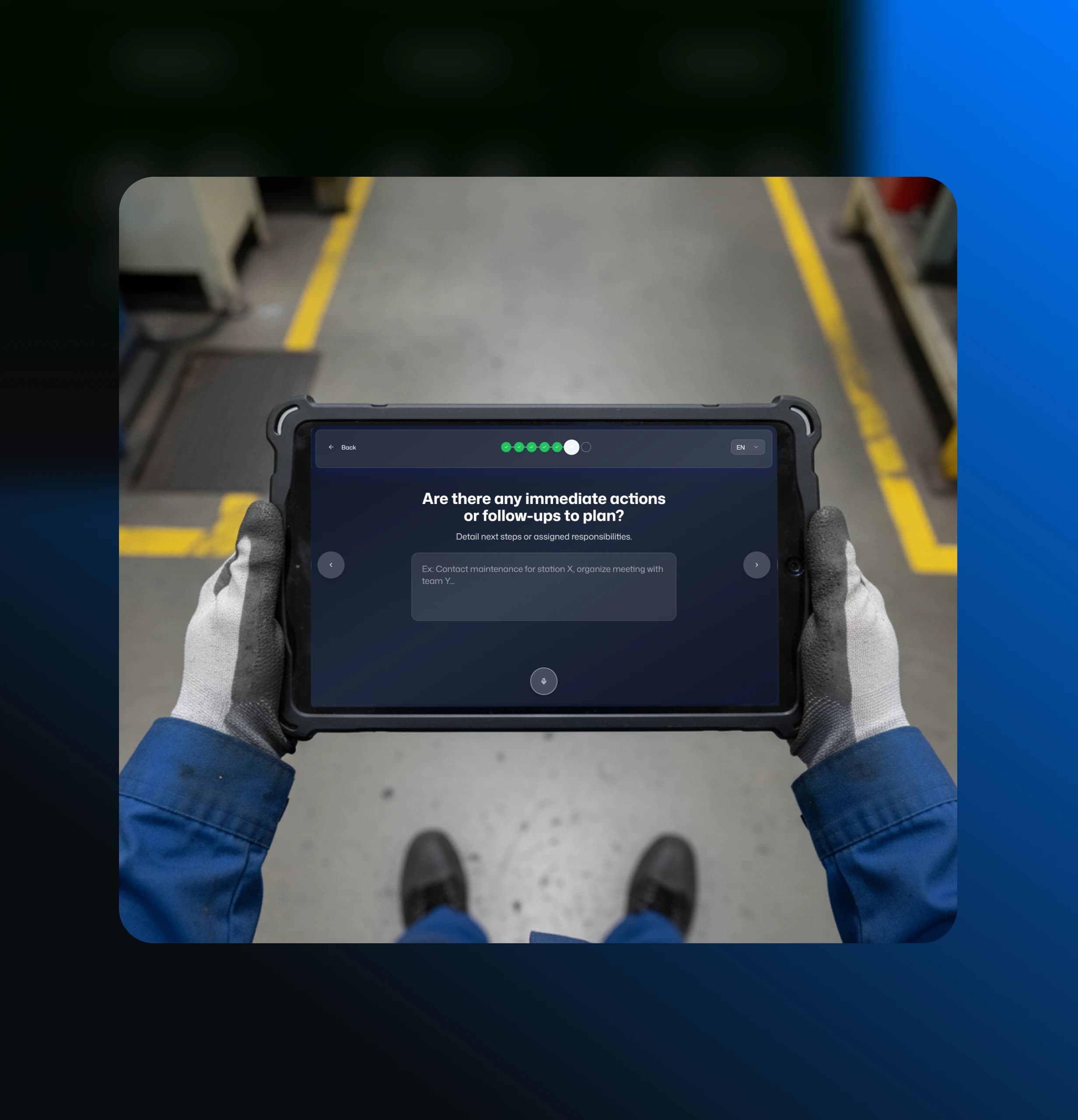 Voice and Touch Operator Interface