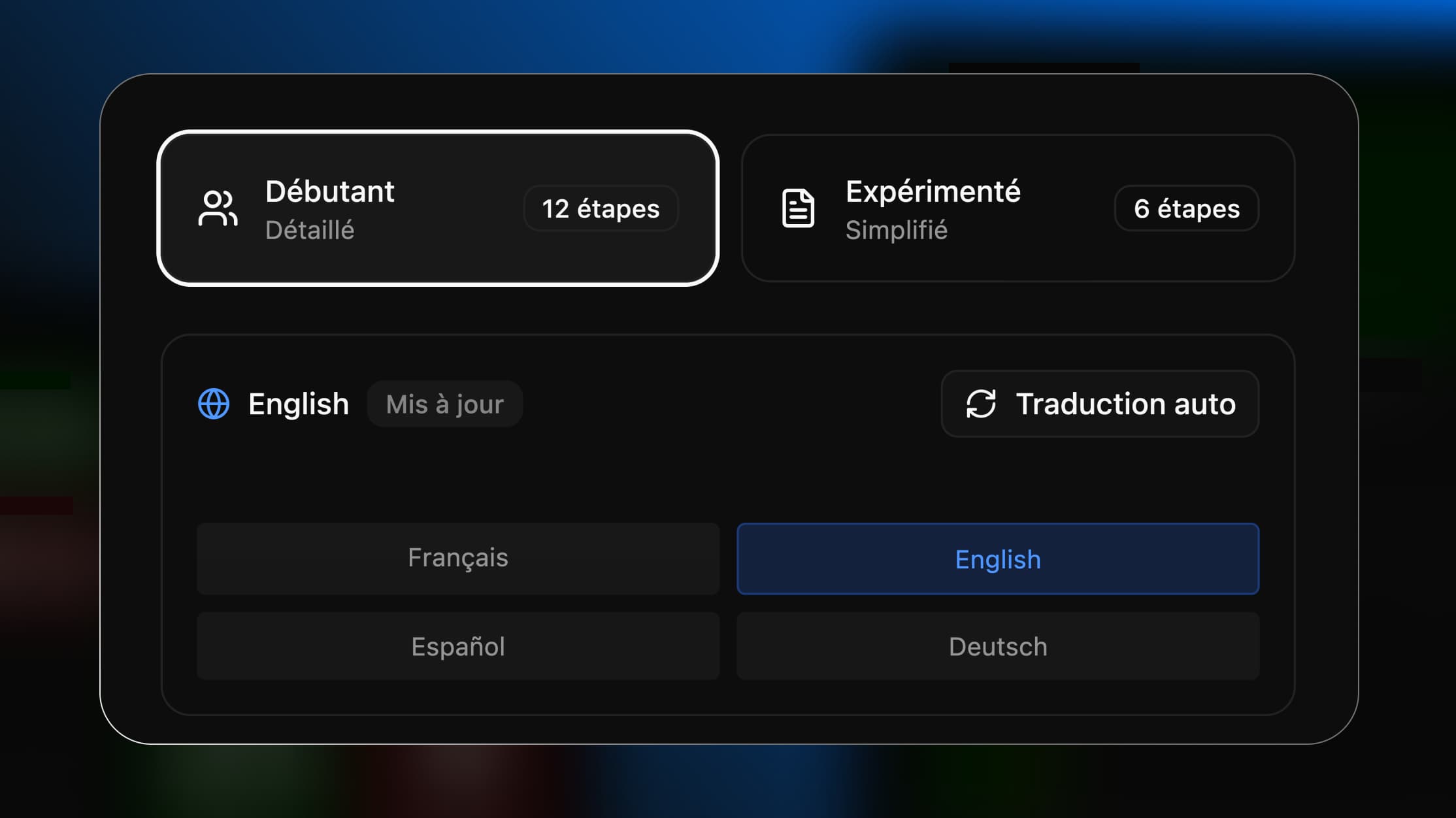 Toujours à jour et multilingue